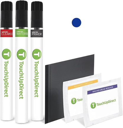 TouchUpDirect M2Y Dark Blue Pearl Compatible with Subaru Exact Match Touch Up Paint Brush - Platinum Kit