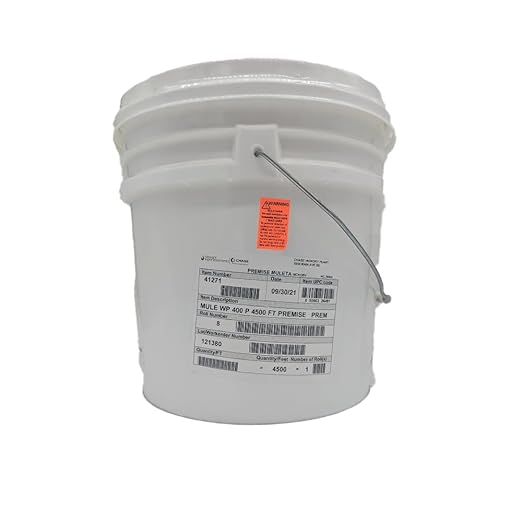 wirenco 1/4" x 4500' 400 lb Polyester Mule Tape/Pull Tape Bucket