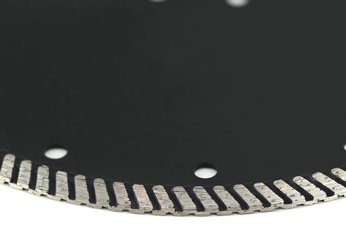 Stadea SBD124C Diamond Saw Blade 6-Inch Continuous Turbo Dry Cutting - Cuts Granite Quartz Quartzite, Fits Grinder, Saw Cutter, 8 MM Segments - Pack of 10