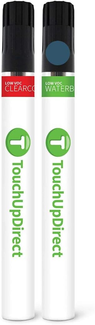 TouchUpDirect L2/M7023/M7029 True Blue Metallic Compatible with Ford Exact Match Touch Up Paint Brush - Essential Kit