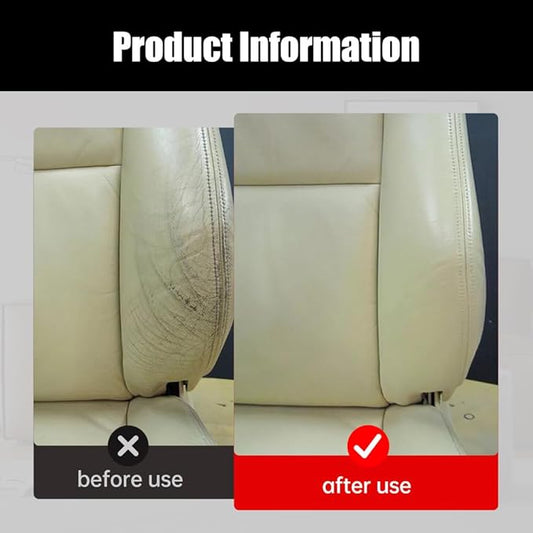 Advanced Leather Repair Gel, 2026 New Leather Repair Kit for Car Seat Vinyl Repair Kit, Professional Leather Repair Kit for Car Seat, Multifunctional Couch and Jacket Repair Kit (Beige)