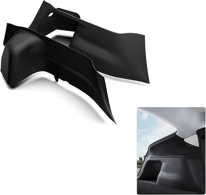 SHINELINERS Rear Trunk Side Protectors for Tesla Model Y Juniper 2025-2026, 2PCS TPE Side Panel Guards, Cargo Area Protective Covers