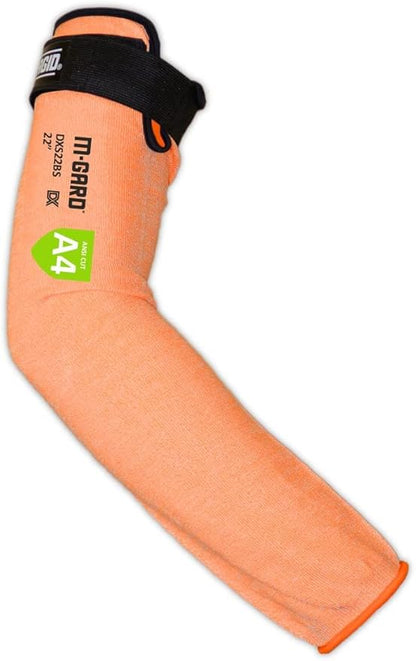 MAGID DXS18BS M-GARD Heat Transfer-DX Technology Cut-Resistant Safety Sleeve - 18" (1 Pair)