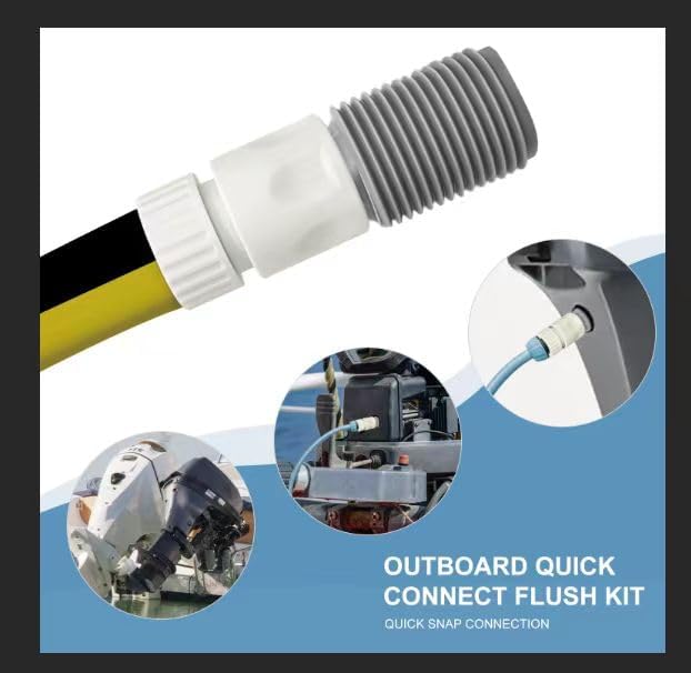 Outboard Flush Kit for Mercury, Mariner, Yamaha and Suzuki Outboard Engines