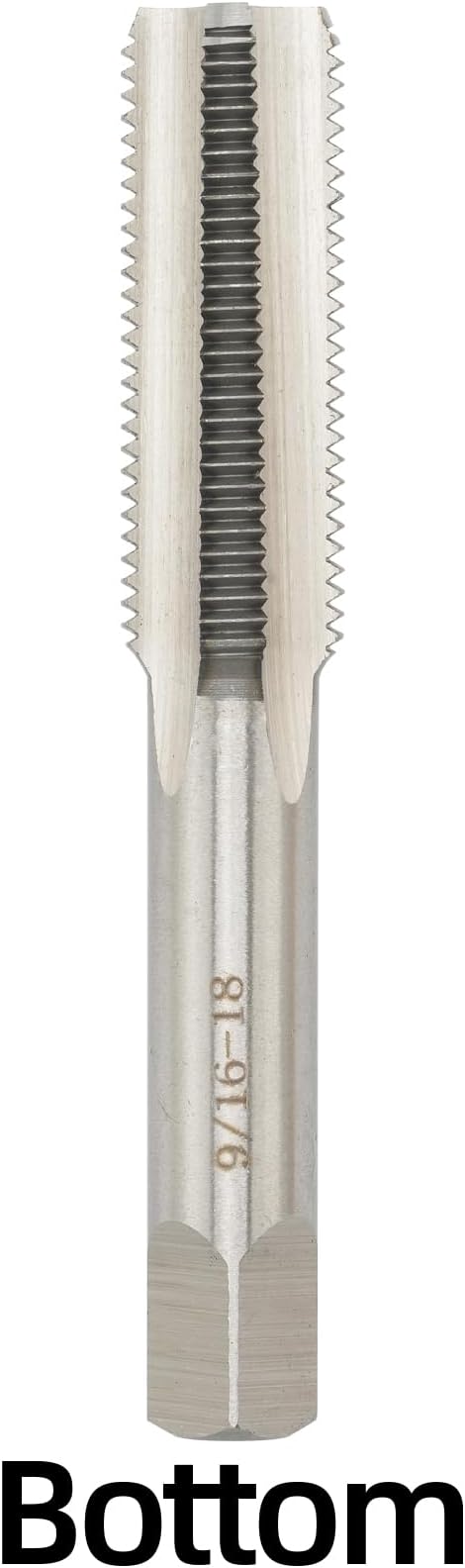 9/16"-18 UNC Hand Tap Right Hand, 9/16 x 18 Threading Hand Tap 3Pcs