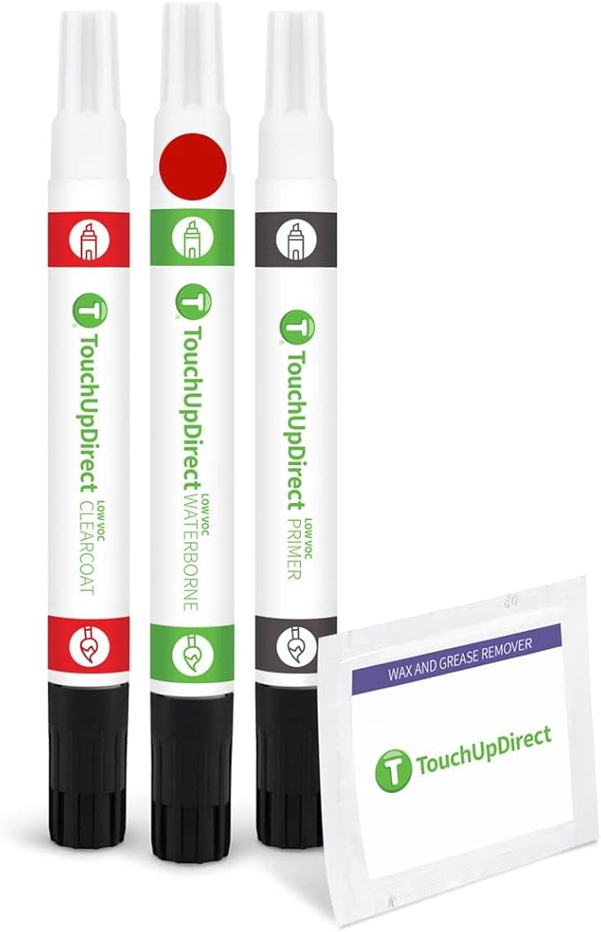 TouchUpDirect D7 Sunset Pearl Compatible with Ford Exact Match Touch Up Paint Combo - Preferred Kit