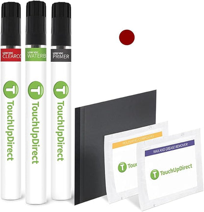 TouchUpDirect H2Q Venetian Red Pearl Compatible with Subaru Exact Match Touch Up Paint Brush - Platinum Kit