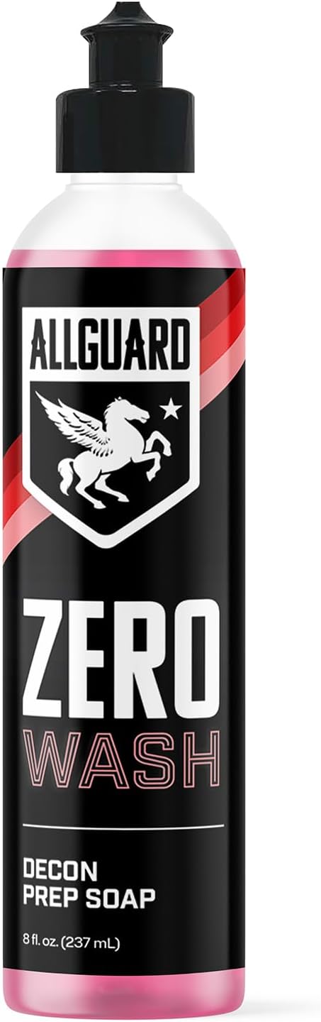 ZERO Wash - Strip Wash & Decontamination Soap - Deep Cleaning Removes Tough Contaminants, Old Car Waxes, & Sealants - Superior Surface Prep Boosts Coating Bond & Strength - Car Shampoo & Wax Remover