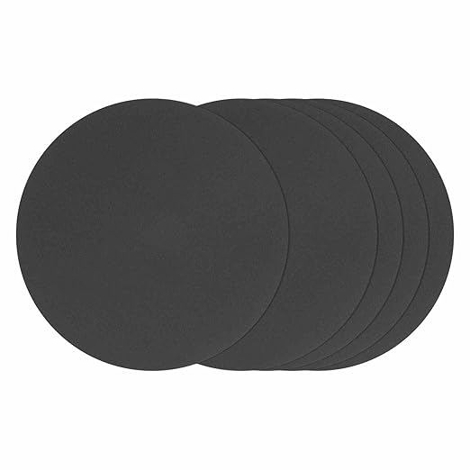 Kozelo 30 Pcs Sanding Discs 6 Inch 800 Grit Hook and Loop Orbital Sandpaper Suitable for Metal Wood Furniture DIY Grinding and Polishing, Black