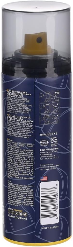 Lids Hat Protector Spray – Water Repellent Spray for Hats | Quick Dry, Lasting Rain & Stain Protection for Wool, Cotton, Polyester, Canvas, Suede & Leather 4.39 fl oz