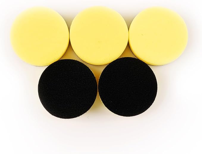 MaxShine Mini Cordless Polisher Pads Kit – Complete 1.5" & 2" Foam, Wool & Microfiber Pads Set – Cutting, Polishing & Finishing Pads for Mini Polishers – Professional Paint Correction Kit