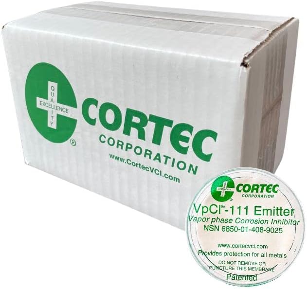 Cortec VpCI-111 Anti Rust VCI Emitter Cup - Protects 11 Cubic feet - 2 Year Corrosion Protection (1 Unit)