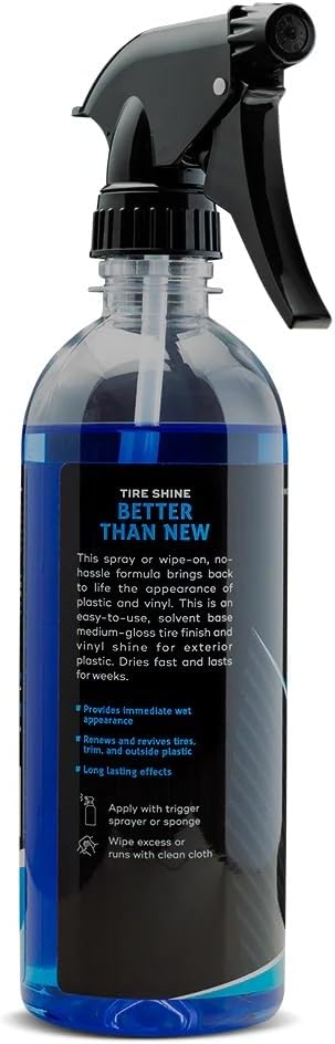 Better Than New | Summer Berry Scent | Tire Shine 16oz Bottle by Swags Sauce - Enhances The Natural Shine of Your Tires While Protecting Against Harmful UV Rays and Environmental contaminants.