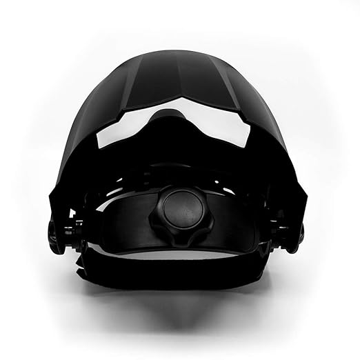 Benchmark Abrasives Professional Grinding Hood Face Shield - ANSI Certified Safety Headgear with Anti-Fog Protection for Woodworking, Cutting & Industrial Use