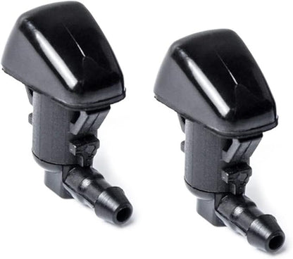Front Windshield Washer Nozzle Kit fit for 05-16 Jeep Grand Cherokee, 05-13 Chevy Malibu, 05-10 Pontiac G6, 07-10 Saturn Aura Replaces 55372143AB 55079049AA Wiper Washer Nozzle Spray Jet