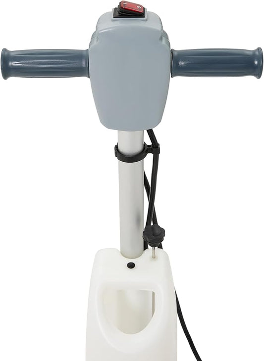 10" Heavy-duty Multi-Functional Floor Buffer Polisher Machine - Clean, Buff, Scrubb and Polish with Ease! Ideal for Carpets Too! Includes Optional Solution Tank, 2 Brushes and 3 Scouring Pads