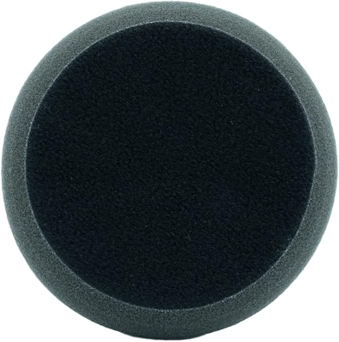 3D Black Foam Finishing Pads, 2-Pack | Professional Grade | Maximizes Paint Gloss and Polish | Soft Detailing Finish | 3.5” Round