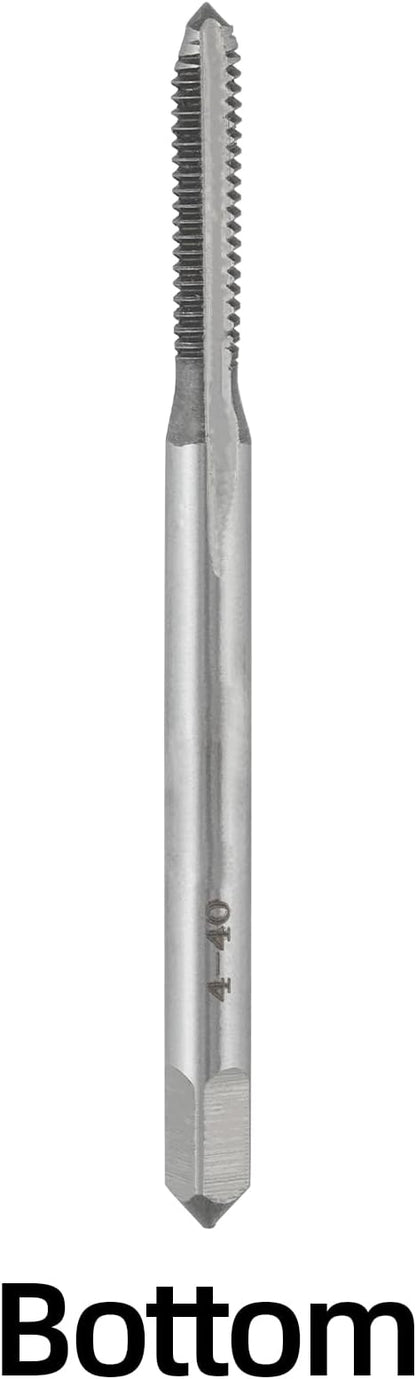 4-40 UNC Hand Tap Right Hand, 4 x 40 Threading Hand Tap 3Pcs