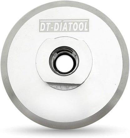 DT-DIATOOL Aluminum Backer of Polishing Pad 3 Inch 2pcs- Hook Loop Backing Pad with Arbor 5/8" 11 for 3 Inch Wet or Dry Polishing Pads