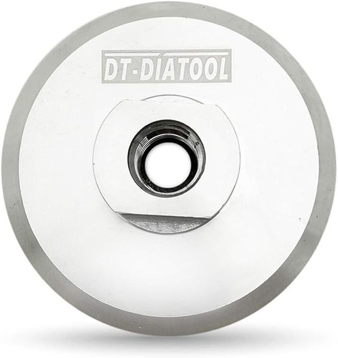 DT-DIATOOL Aluminum Backer of Polishing Pad 3 Inch - Hook Loop Backing Pad with Arbor 5/8" 11 for 3 Inch Wet or Dry Polishing Pads