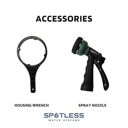 Spotless Water Systems - DIC-10B, W/Integrated Bypass | Simple Window, Solar Panel, RV & Car Wash System, Works for All Vehicles, Motorcycles, Bikes, Boats, Planes, Yachts, Towel Drying Eliminated