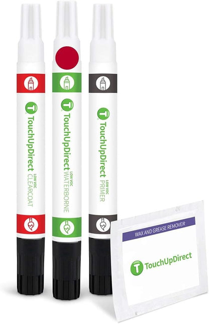 TouchUpDirect EA Hot Pepper Red Metallic Compatible with Ford Exact Match Touch Up Paint Combo - Preferred Kit