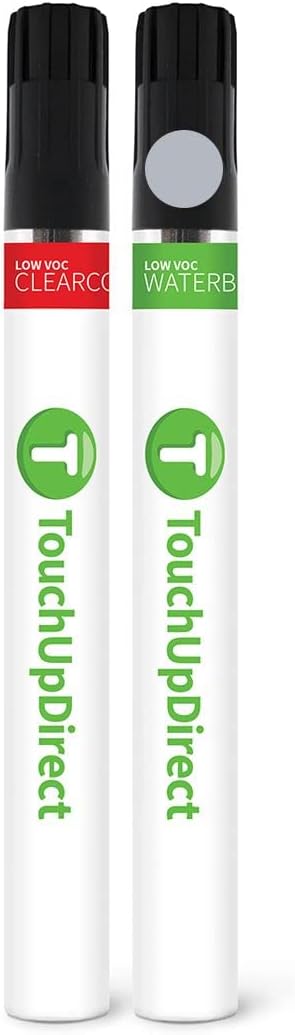 TouchUpDirect JS/M7432A Iconic Silver Compatible with Ford Exact Match Touch Up Paint Brush - Essential Kit