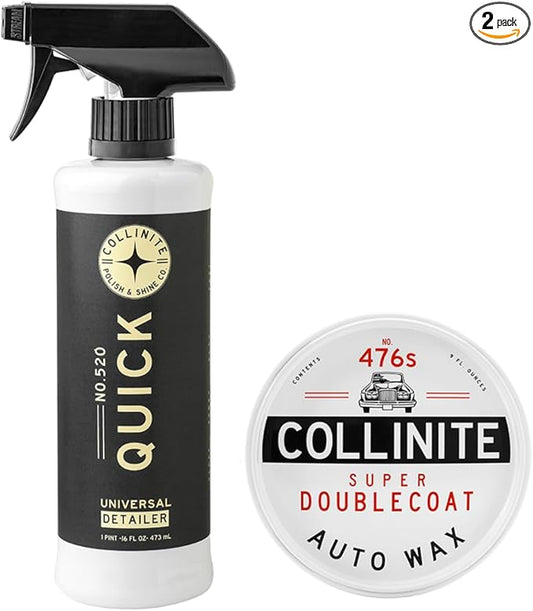 Collinite 520 Quick Detailer and 476S Super Double Coat Auto Wax Combo