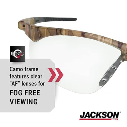 Jackson Safety SG Safety Glasses – Eye Protection for Men and Women – ANSI Z87.1 (Pack of 12)