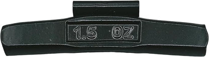 C-HORSE 100Pcs MC Series Clip on Wheel Weights Black Coated Assortment for Hammer Type Rim Balancers, 1.25oz, 1.50oz, 1.75oz, 2.0oz, 25pcs for Each Size Fit for Steel Wheel (MC Style, 1.25-2)