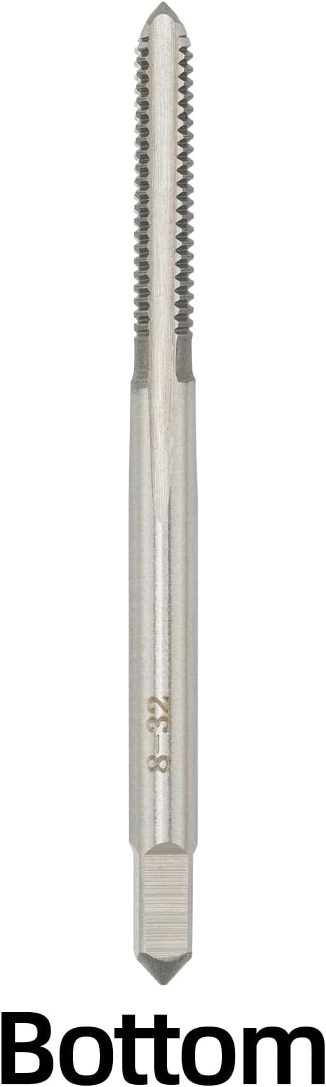 8-32 UNC Hand Tap Right Hand, 8 x 32 Threading Hand Tap 3Pcs