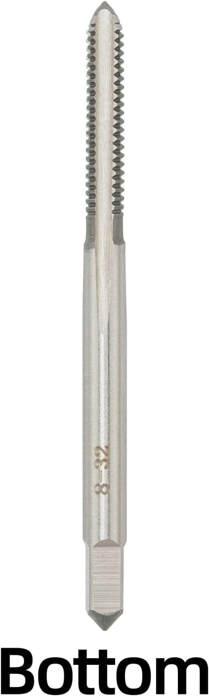 8-32 UNC Hand Tap Right Hand, 8 x 32 Threading Hand Tap 3Pcs