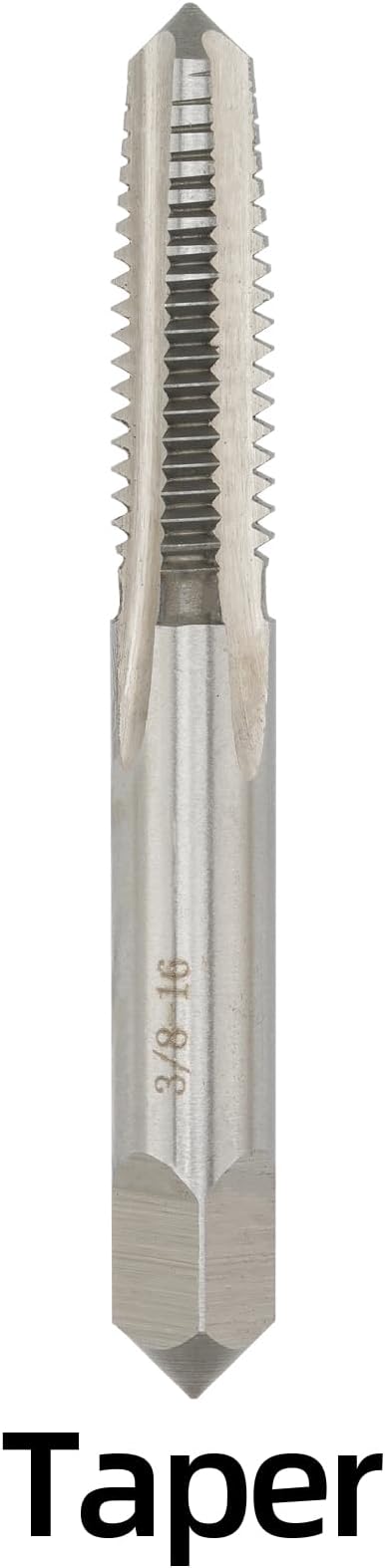 3/8"-16 UNC Hand Tap Right Hand, 3/8 x 16 Threading Hand Tap 3Pcs