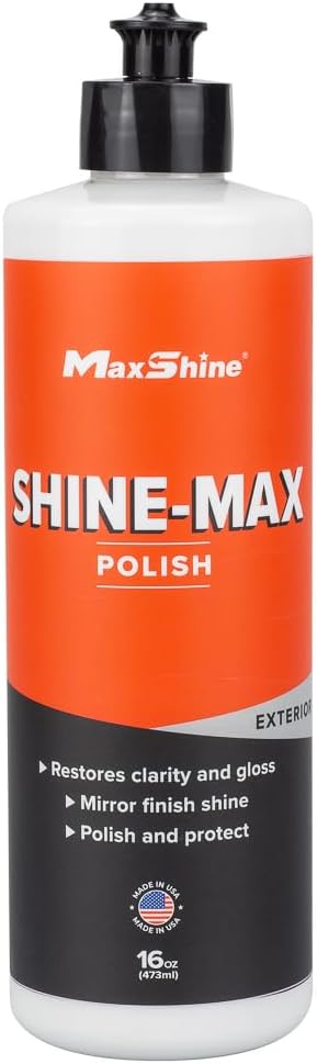 Maxshine 3 Pieces Professional Mini Cordless Polisher with Cutting & Polish Compound Kit (M0312 V2) - Lightweight (1.93 lbs), 6-Speed, DA/Rotary Polisher - Portable Auto Detailing Tool