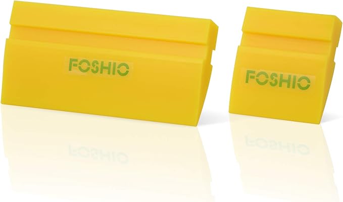 FOSHIO Mini Squeegee Window Film Tools,Rubber Squeegee Water Blade Decal Wrap Applicator Car Home Tint