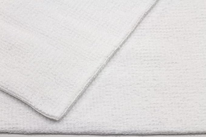 [Buffmaster] Microfiber Polish and Buffing Towel (16 in. x 16 in., 400 GSM) - 10 Pack (White)