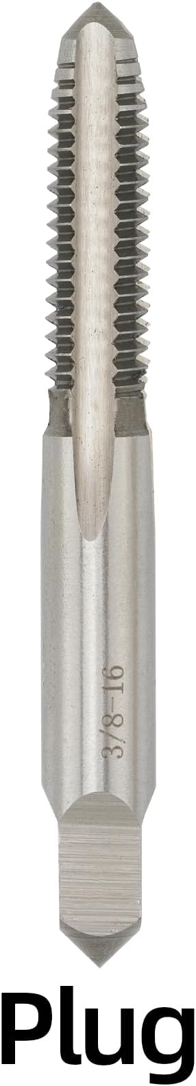 3/8"-16 UNC Hand Tap Right Hand, 3/8 x 16 Threading Hand Tap 3Pcs