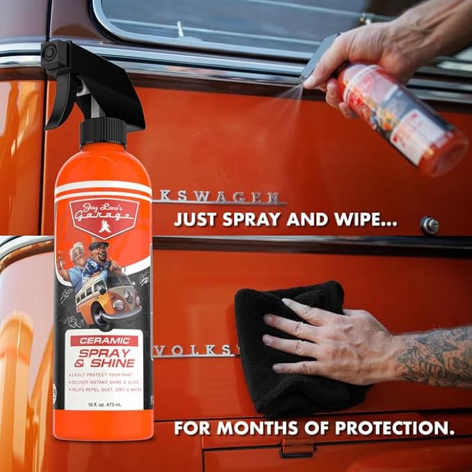 Jay Leno's Garage Gabriel Iglesias “Fluffy Edition” 7-Piece Complete Car Wash & Detailing Kit; Premium Microfiber Towels, Tire Shine, Interior Cleaner & Car Wax Ultimate Auto Care Gift Set