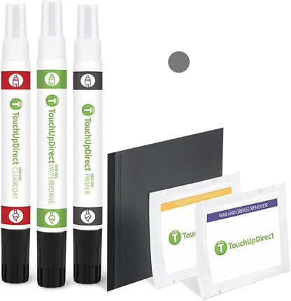 TouchUpDirect UJ Sterling Grey Metallic Compatible with Ford Exact Match Touch Up Paint Combo - Platinum Kit