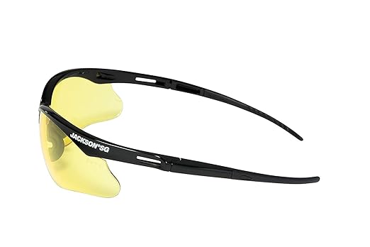 Jackson Safety SG Safety Glasses – Eye Protection for Men and Women – ANSI Z87.1 (Pack of 12)