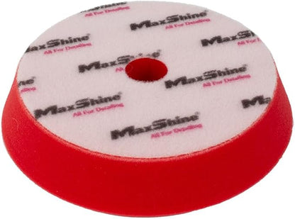 Maxshine 5” Universal High Foam Finishing Polishing Pad with Center Hole | Professional Foam Pad for Car Detailing, Paint Refinement & Enhancement | Removes Heavy Defects, Swirls & Scratches
