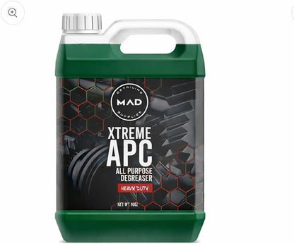MAD XTREME All Purpose Cleaner Heavy Duty Degreaser for Cars, Trucks, SUVs, Jeeps, Motorcycles, RVs & More, 1 Gallon