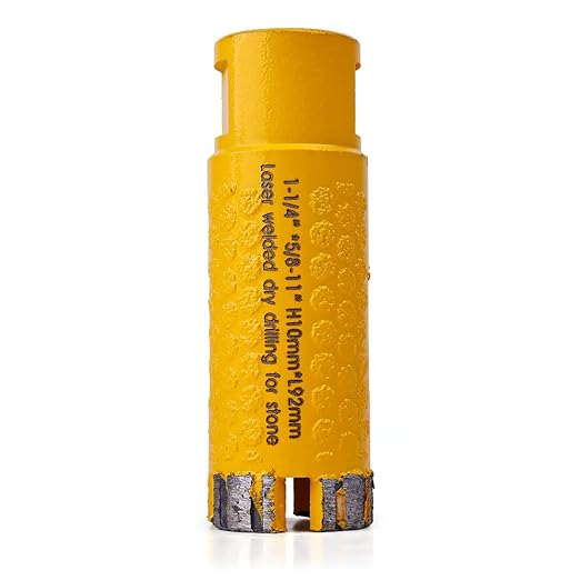 OSTEK 1-1/4'' Diamond Electroplated Dot Protection Diamond Core Drill Bits for Stone Granite