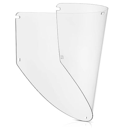 Feekoon 1 Pack Replacement Window Compatible with Jackson Safety MAXVIEW Premium Face Shield Mask, Face Shield Replacement Lens for Grinding, Cutting, Clear Tint, Polycarbonate, Uncoated