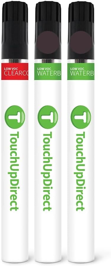 TouchUpDirect C9 Jewel Red Metallic Tricoat Compatible with Ford Exact Match Touch Up Paint Brush - Essential Kit