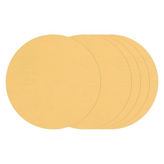 Kozelo 25 Pcs Sanding Discs 3 Inch 800 Grit Hook and Loop Random Orbital Sandpapers Suitable for Drywall Sander Wood Metal Furniture, Yellow