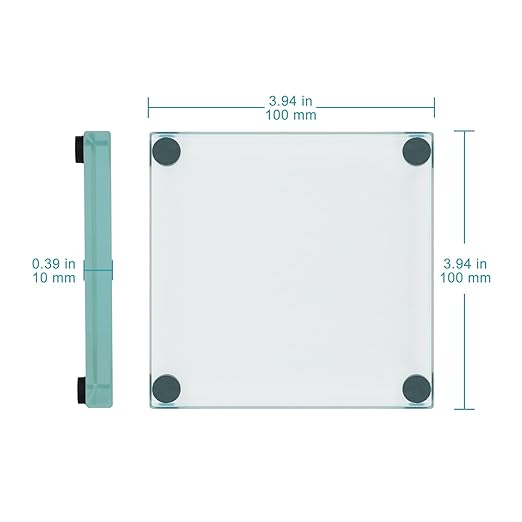 stonylab Glass Polishing Base, Electrode Polishing Support Stand for Metal Electrode Polishing, Durable and Easy to Clean