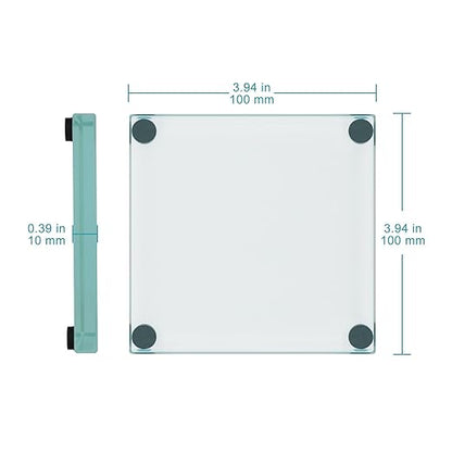 stonylab Glass Polishing Base, Electrode Polishing Support Stand for Metal Electrode Polishing, Durable and Easy to Clean
