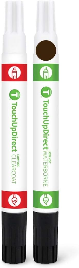 TouchUpDirect J1 Kodiak Brown Pearl Compatible with Ford Exact Match Touch Up Paint Combo - Essential Kit