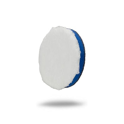 Maxshine 3" Universal Microfiber Polishing Foam Pad for Cutting – Ultra-Soft Microfiber with Hook & Loop – Compatible with DA & Rotary Polishers – Ideal for Paint Correction Tasks